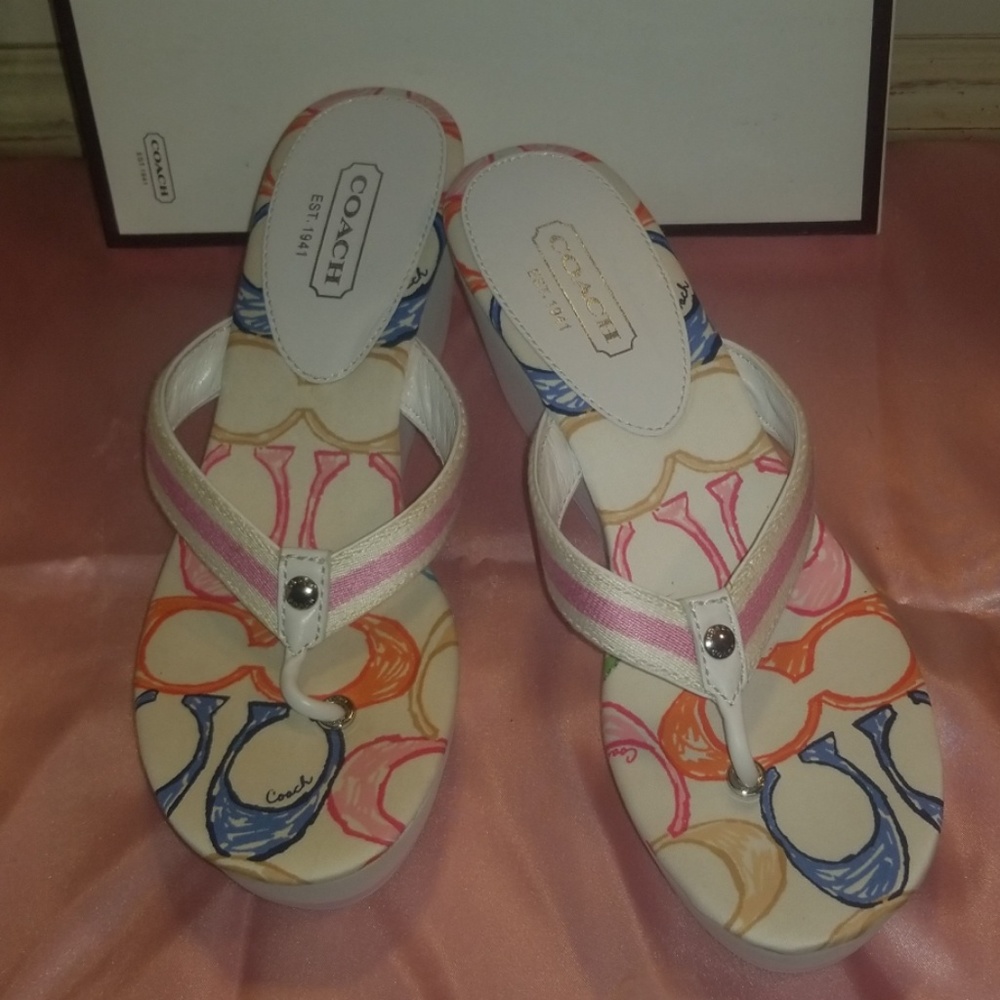 Coach Felicite wedge sandal